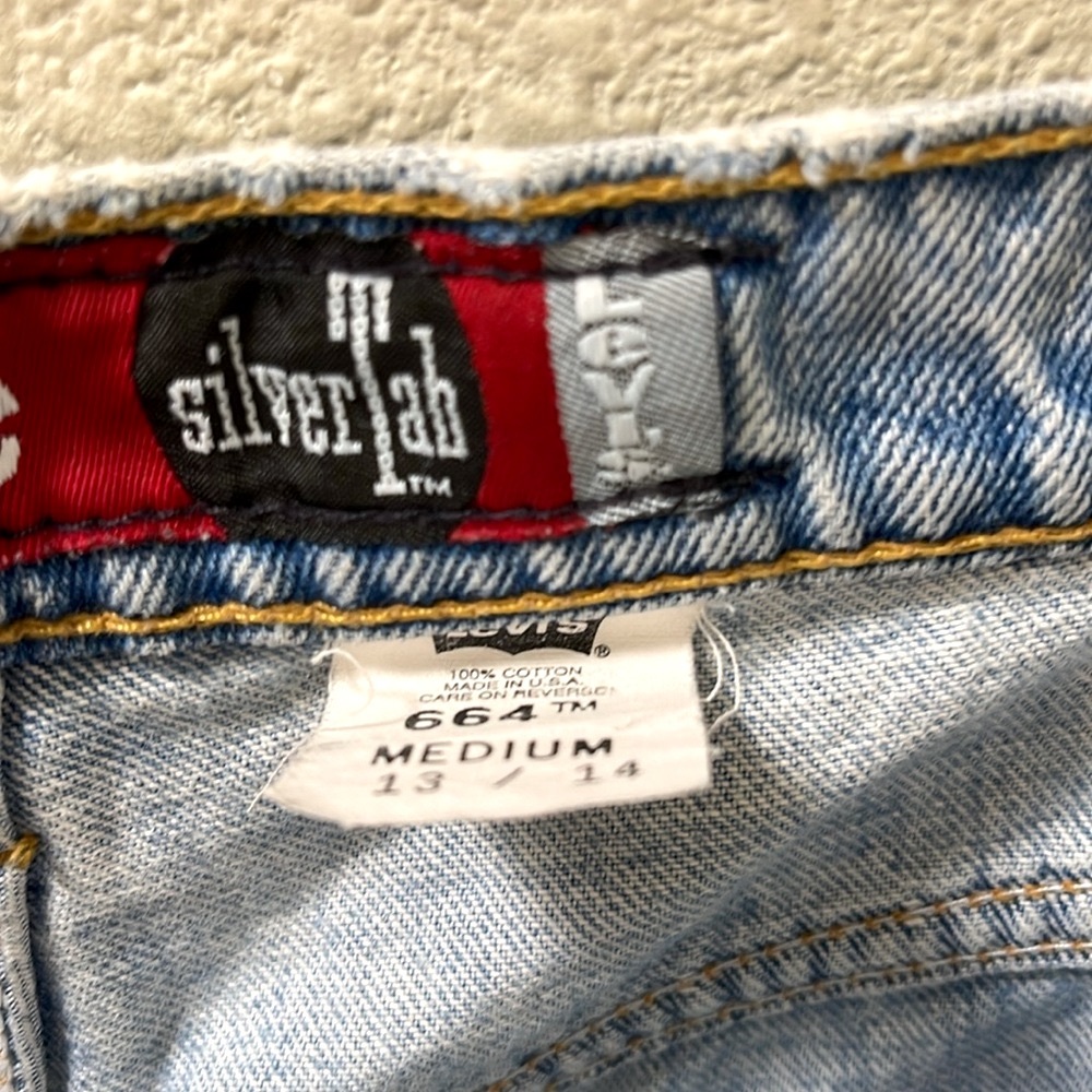 Vintage 90s Levi's Silvertab Loose 664 Denim Jeans - Picture 8 of 9